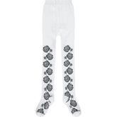 ADEE Winter Rose Print Tights
